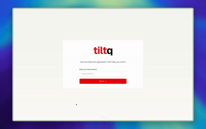 TiltQ demo