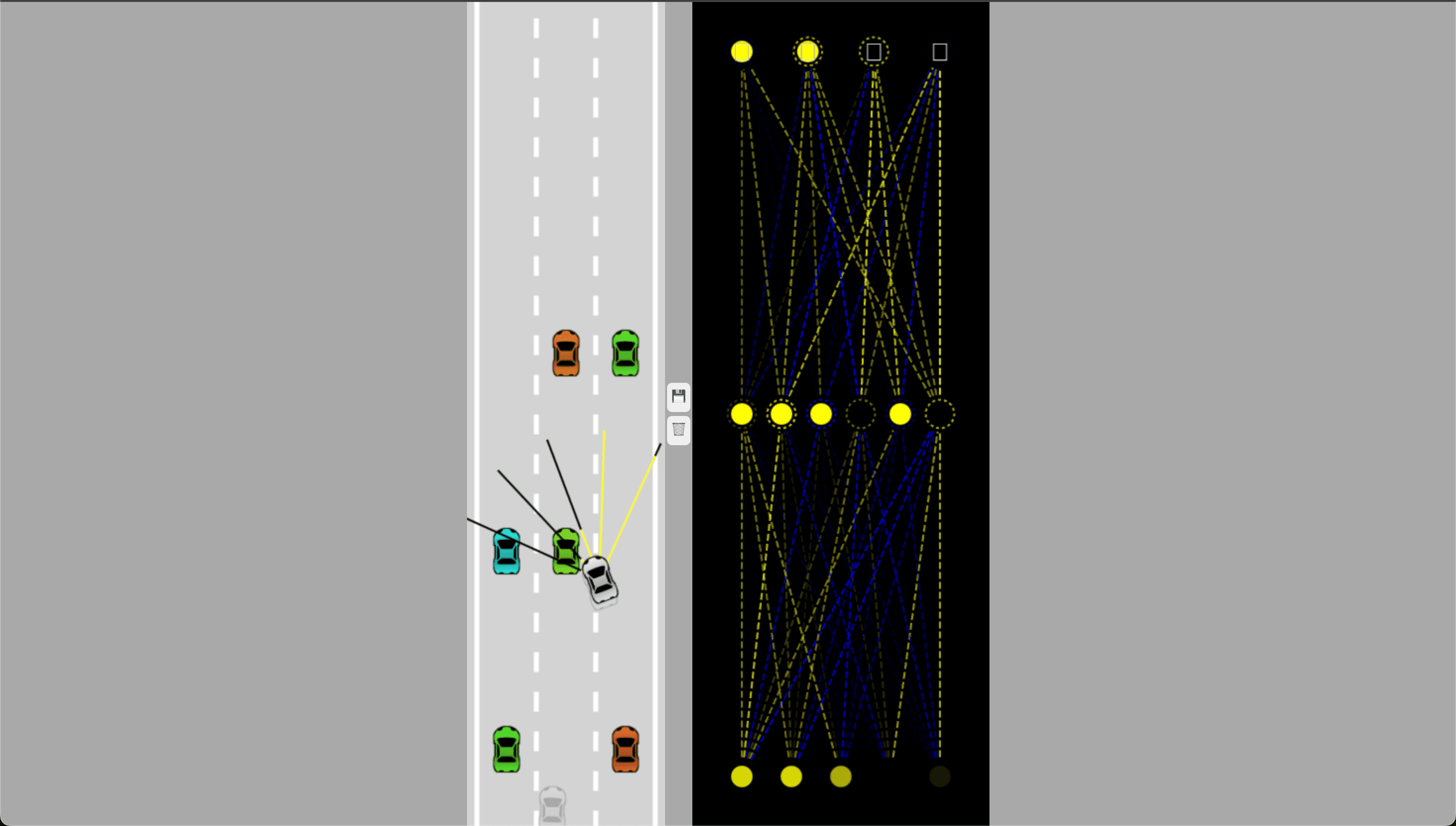 Self-Driving Car Simulator demo 2